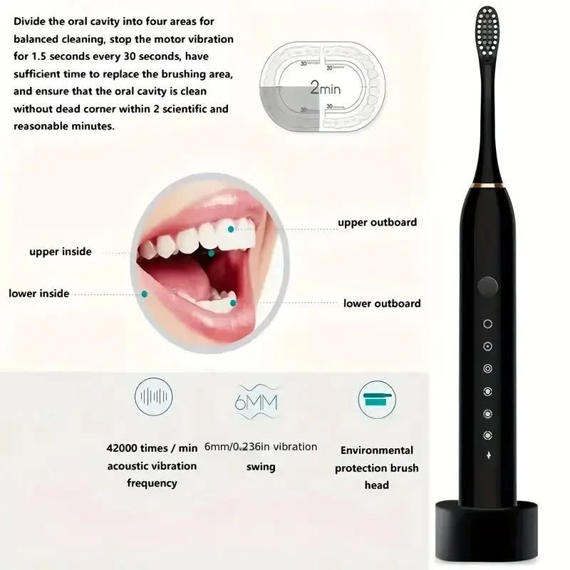 X-3 Electric Sonic Toothbrush