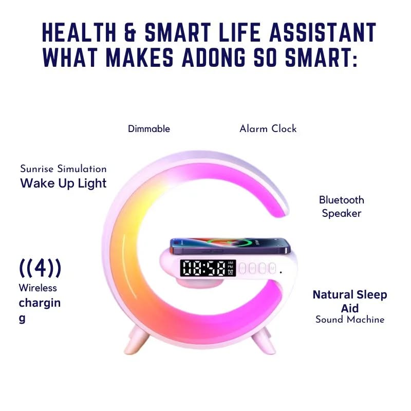 RGB LED Wireless Charging Speaker